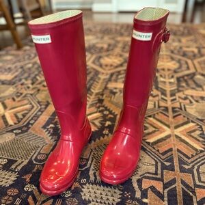 Hunter Rain Boots size 8/ EU 38